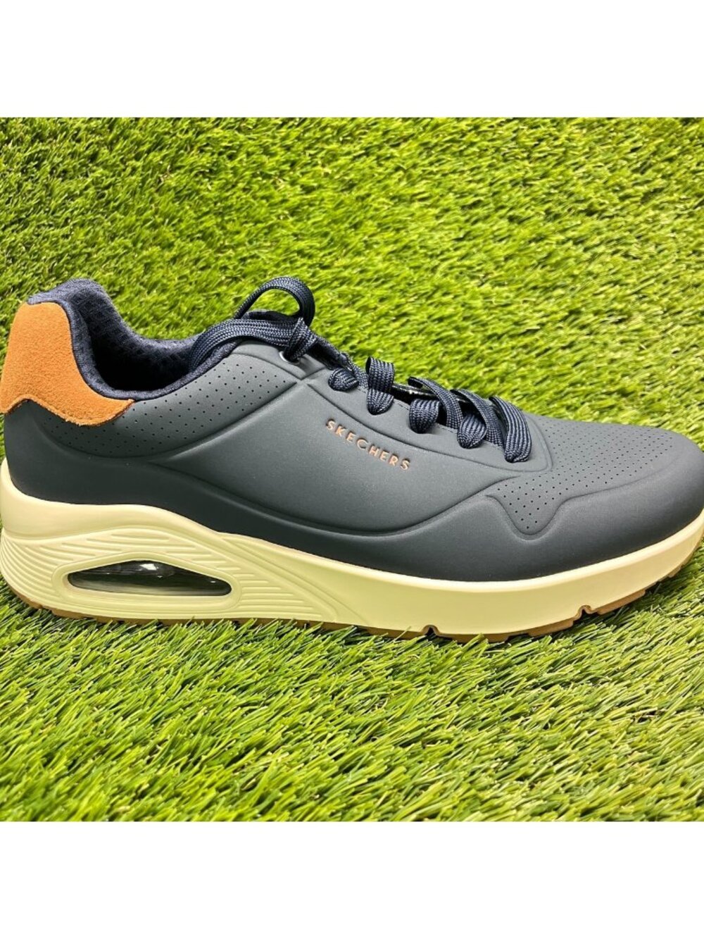 Skechers Uno Suited On Air Mens Size 10.5 Blue Athletic Running Shoes Sneakers
